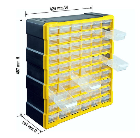 ACO60 Component Organiser with dimensions