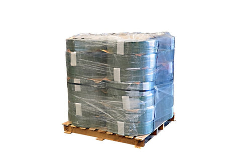 Pallet of 28 Rolls of PET Strapping 16mm Wide x 1.0mm Thick Embossed