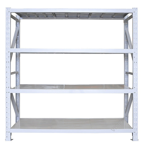 V20184 VISIPLAS 2000mm High Starter Bay with 1800mm x 600mm Shelves on 4 Levels