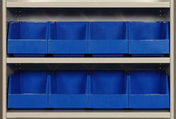 Picking Bins Blue 400x219x200mm Pack of 12 VISIPLAS AP43