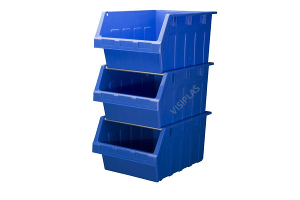 Picking Bins Blue 600x425x300mm Pack of 6 VISIPLAS AS8