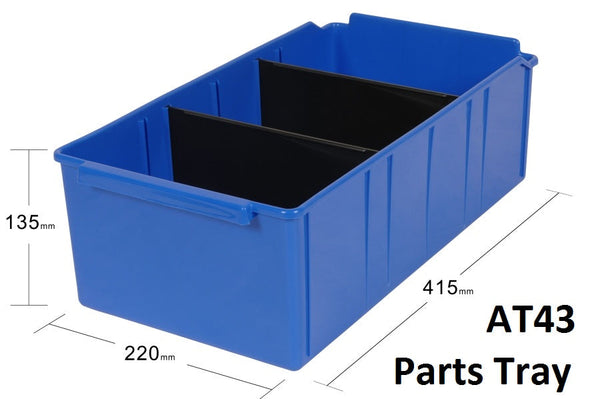 VISIPLAS AT43 Parts Tray with Dimensions