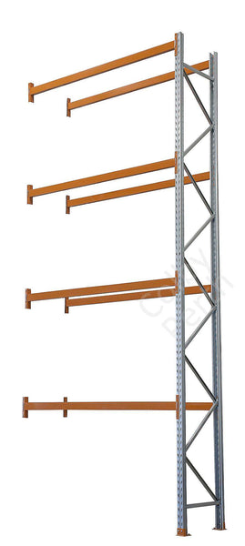 Colby Racking Colby Pallet Racking 6075mm High Add-On Bay with 4 Beam Levels A604 ...