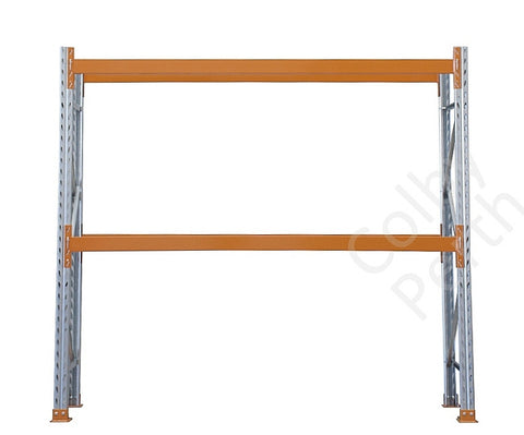 Colby_Pallet_Racking_Starter_Bay_2475mm_High_with_2_Beam_Levels