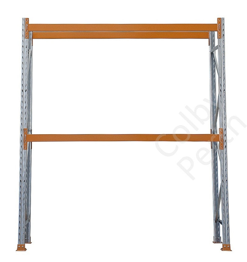 Colby Pallet Racking 3075mm High Starter Bay with 2 Beam Levels S302 ...