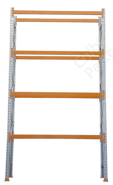 Colby Racking Benches Colby Pallet Racking 4875mm High Starter Bay with 4 Beam Levels S484 ...