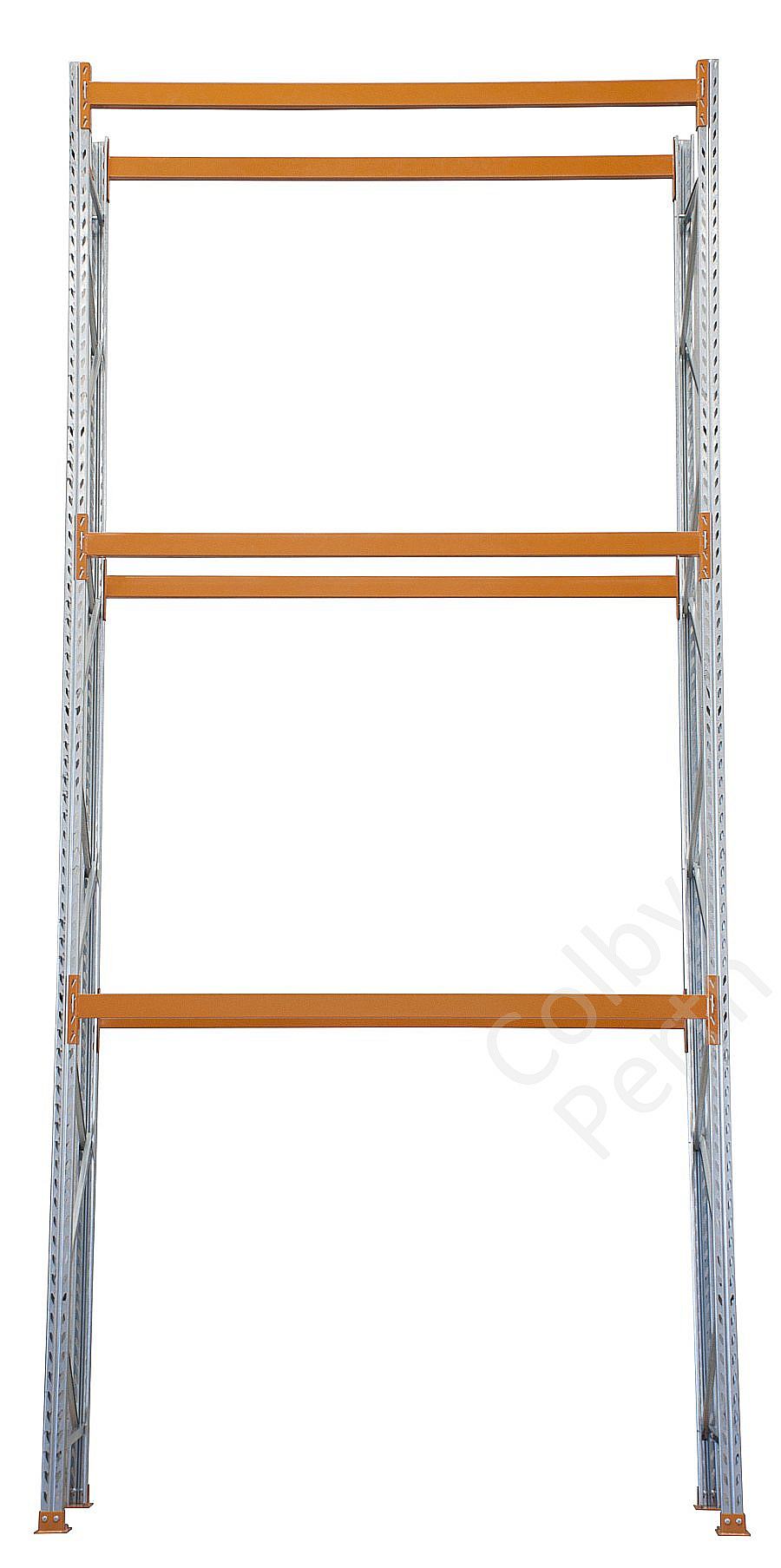Colby Racking Colby Pallet Racking 6075mm High Starter Bay with 3 Beam Levels S603 ...