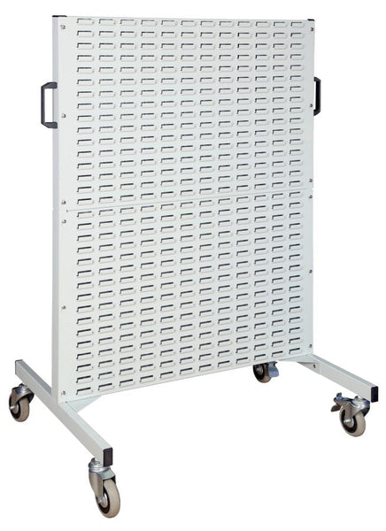 BRM Mobile Double Sided Louvred Rack Frames only 1400mm High x 700mm D ...