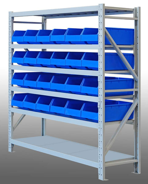 Picking Bins Blue 600x300x200mm Pack of 6 VISIPLAS AP64