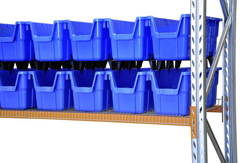 Mammoth Picking Bin Black Risers Pack of 24 VISIPLAS AM83R24