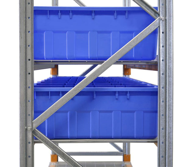 Mammoth Picking Bin Blue 820x315x300mm Pack of 8 VISIPLAS AM83M8