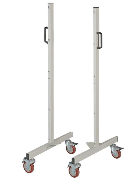 BRM Mobile Double Sided Louvred Rack Frames only 1400mm High x 700mm D ...